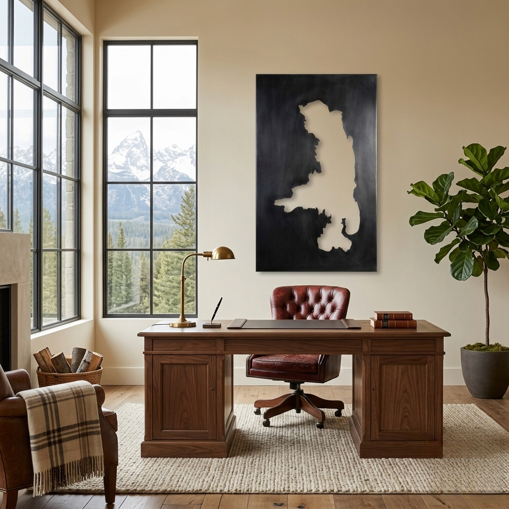 The Flathead Lake - Metal Wall Art - Forge - Anthem Classic
