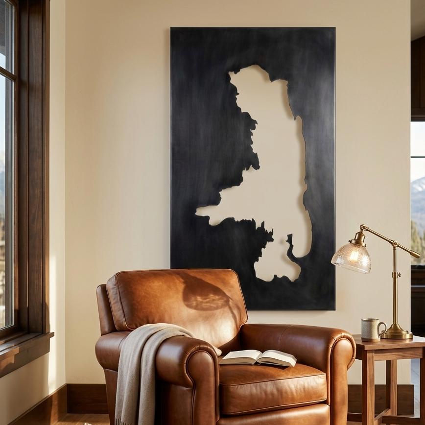 The Flathead Lake - Metal Wall Art - Forge - Anthem Classic (3)