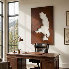 The Flathead Lake - Metal Wall Art - Oxide - Anthem Classic (2)