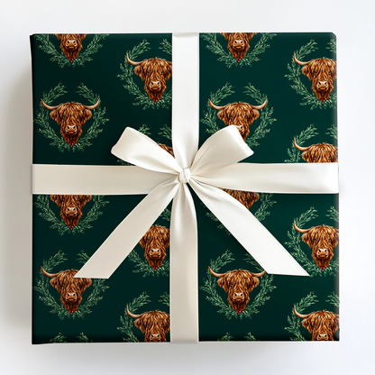 Lone Star Highland Wrapping Paper