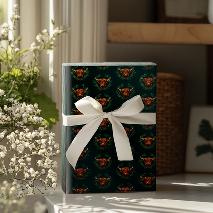 Lone Star Highland Wrapping Paper
