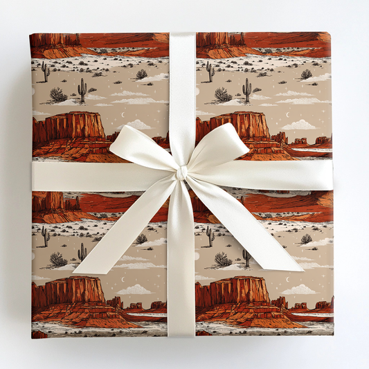 Christmas Canyon Wrapping Paper