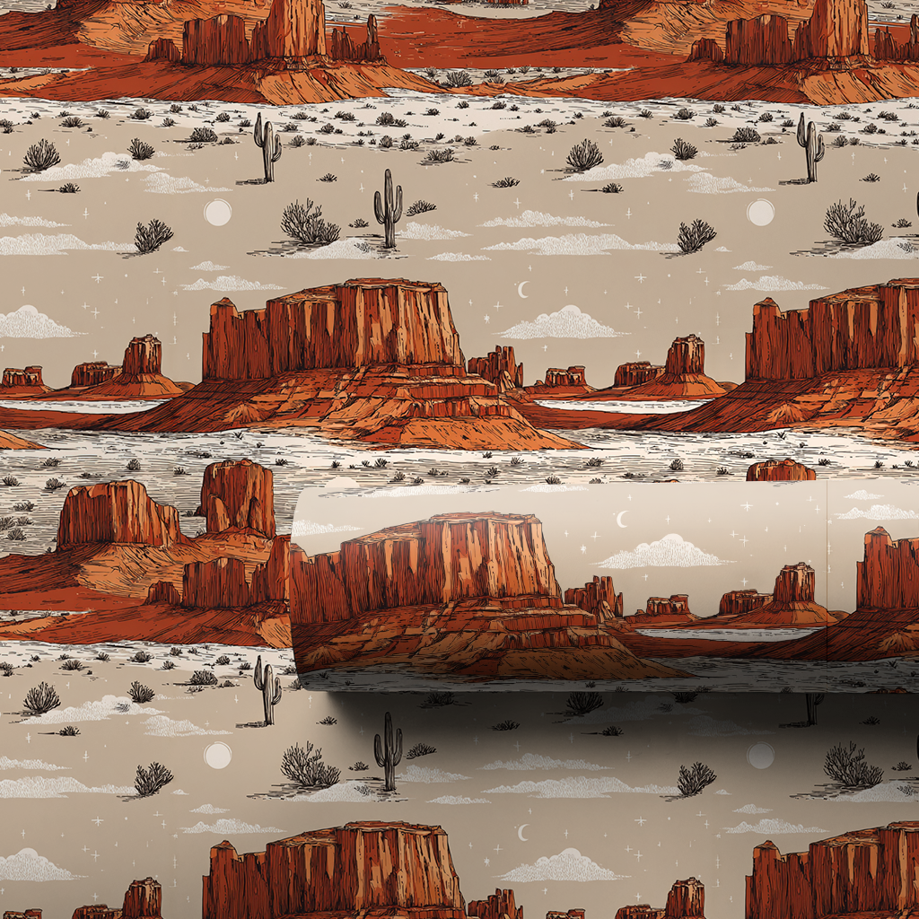Christmas Canyon Wrapping Paper