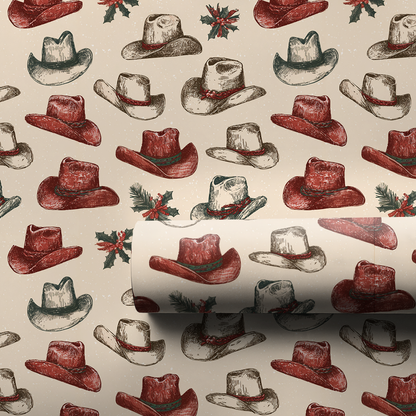 Howdy Holiday Wrapping Paper