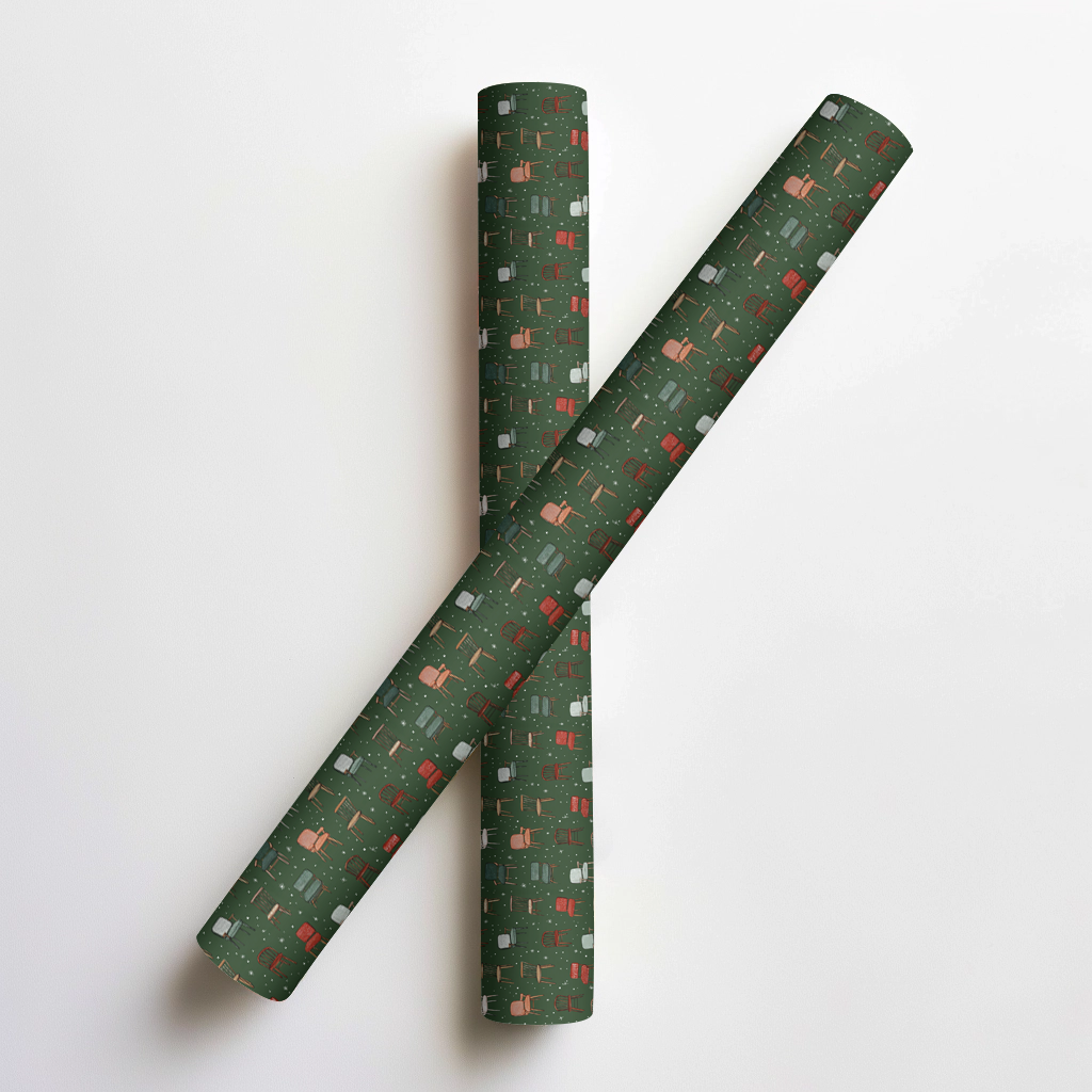 Sit for Coffee Wrapping Paper