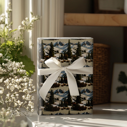 Big Sky Christmas Wrapping Paper