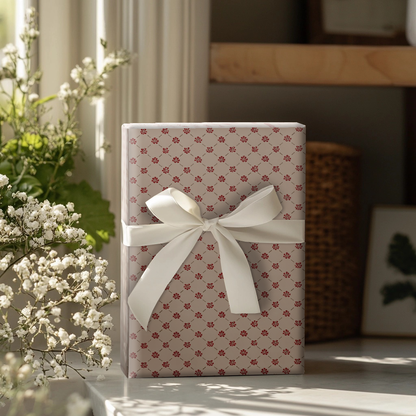 Rosewood Bloom Wrapping Paper