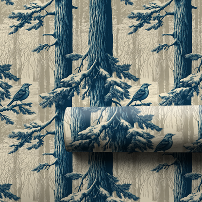 Candlelight Cedar Wrapping Paper