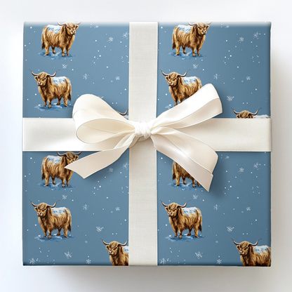 Waco Winter Whiskers Wrapping Paper