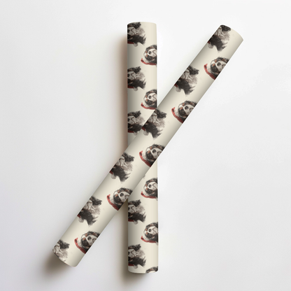 Cavalier King Charles Claus Wrapping Paper