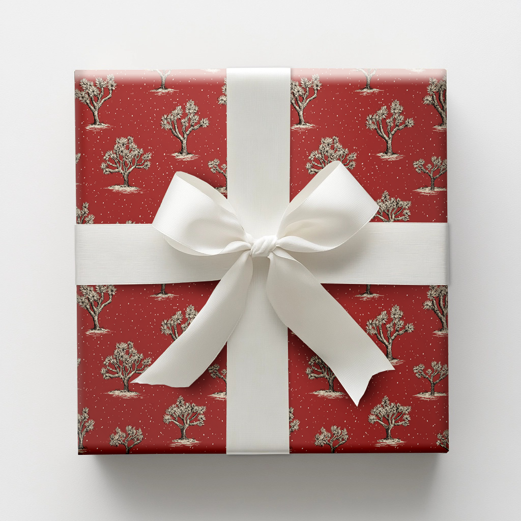 Red Rock Holiday Wrapping Paper