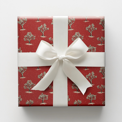 Red Rock Holiday Wrapping Paper