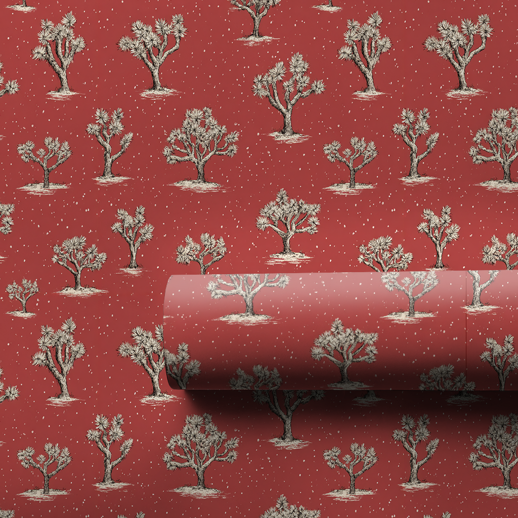 Red Rock Holiday Wrapping Paper