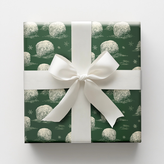 Holiday Hay Wrapping Paper