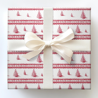 Holiday Track Wrapping Paper