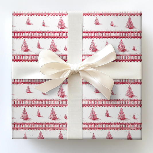 Holiday Track Wrapping Paper
