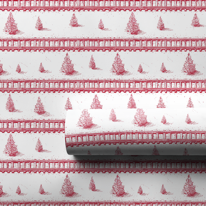 Holiday Track Wrapping Paper