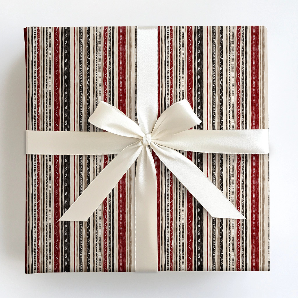 Winter Weave Wrapping Paper
