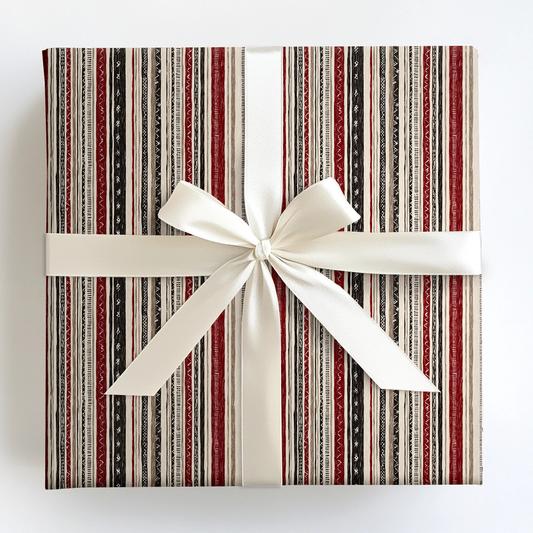 Winter Weave Wrapping Paper