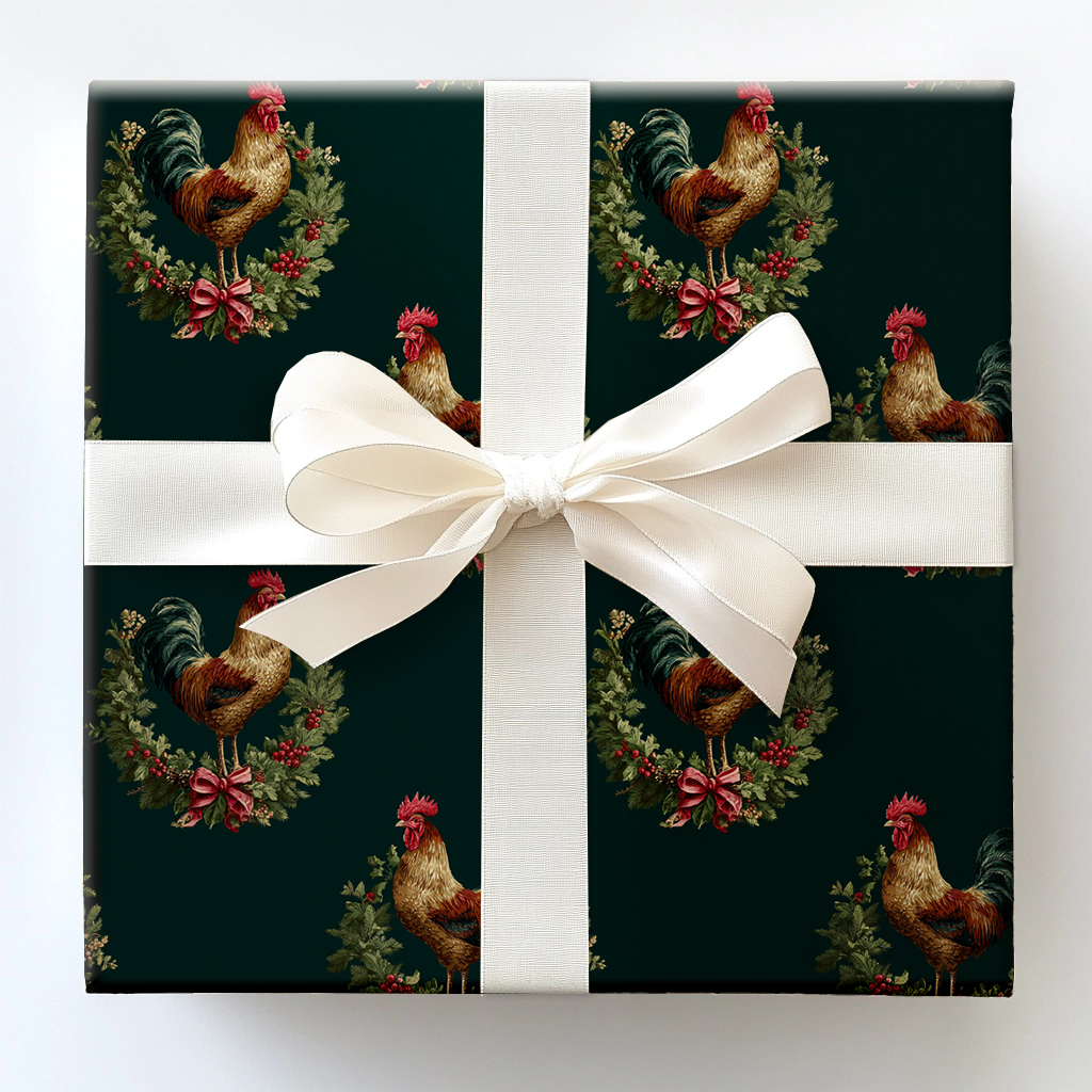 Winterlight Village Wrapping Paper