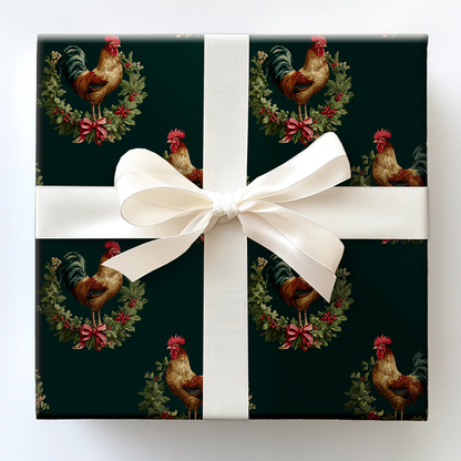 Winterlight Village Wrapping Paper