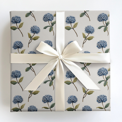 Honey Blue Wrapping Paper
