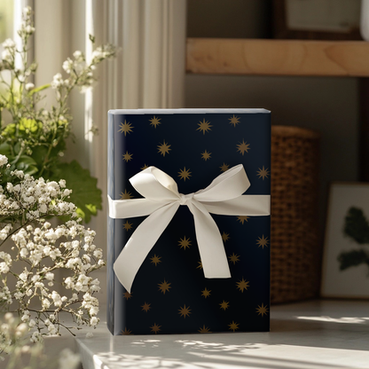 Celestial Gold Wrapping Paper