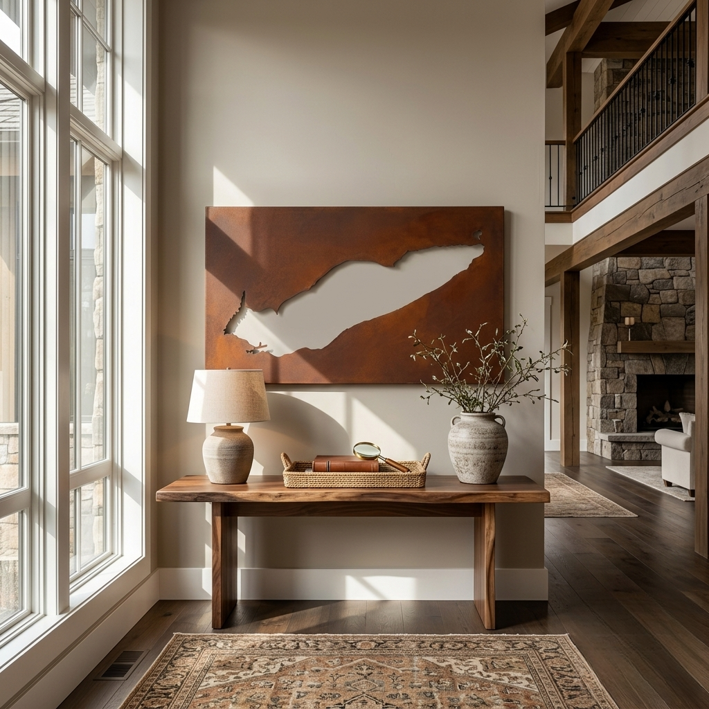The Lake Erie - Metal Wall Art - Oxide - Anthem Classic