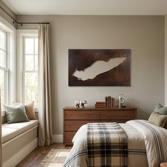 The Lake Erie - Metal Wall Art - Umber - Anthem Classic (2)