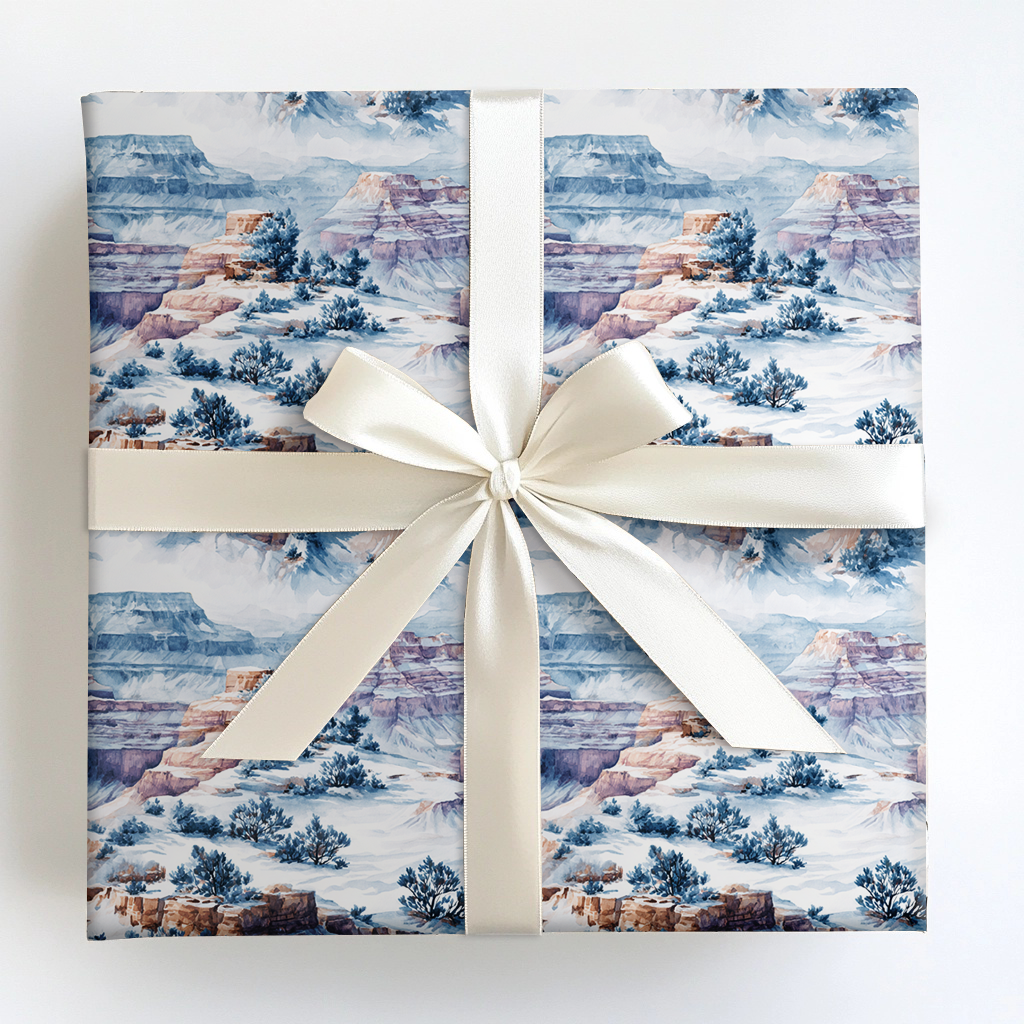 Canyon Winter Wrapping Paper