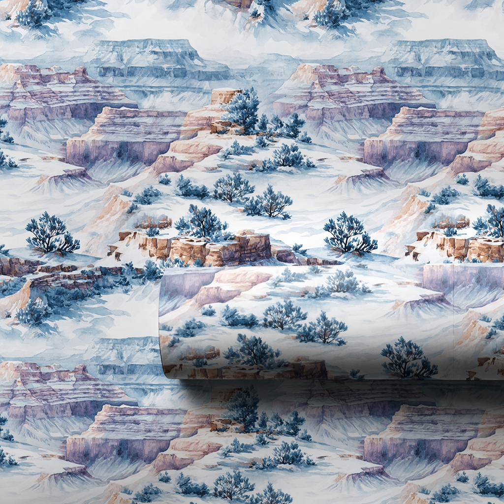Canyon Winter Wrapping Paper