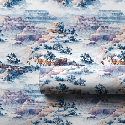 Canyon Winter Wrapping Paper