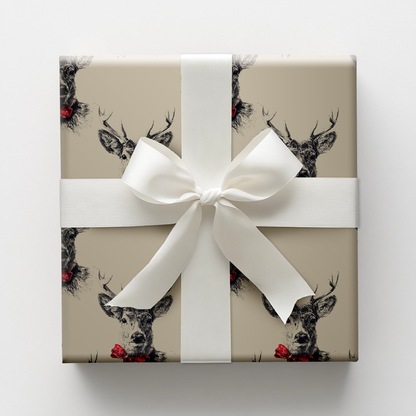 Reindeer Glam Wrapping Paper