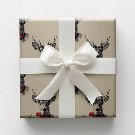 Reindeer Glam Wrapping Paper