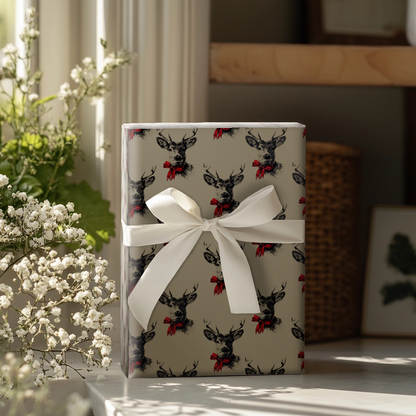 Reindeer Glam Wrapping Paper