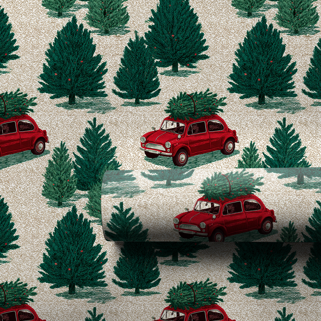 Winterrose Court Wrapping Paper