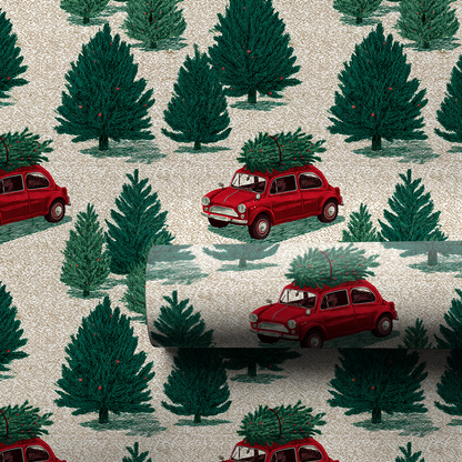 Winterrose Court Wrapping Paper