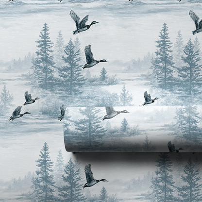 Snowfall on the Delta Wrapping Paper