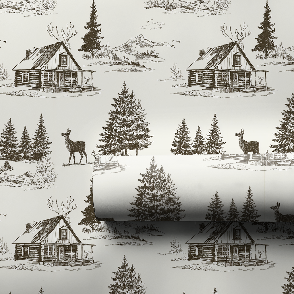 Cedarblossom Hollow Wrapping Paper