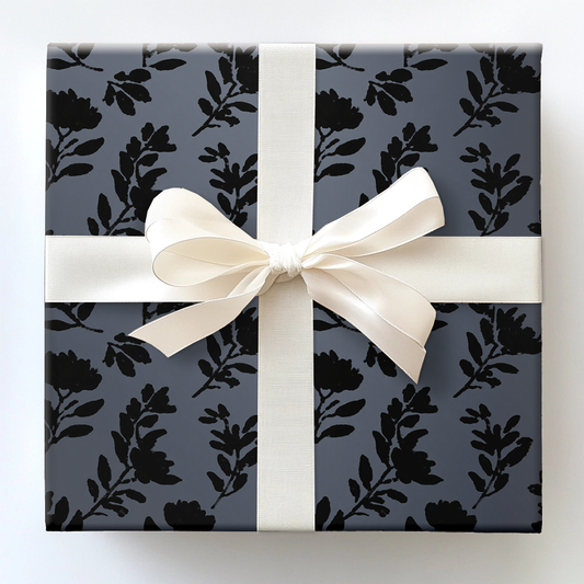 Starlit Bloom Wrapping Paper