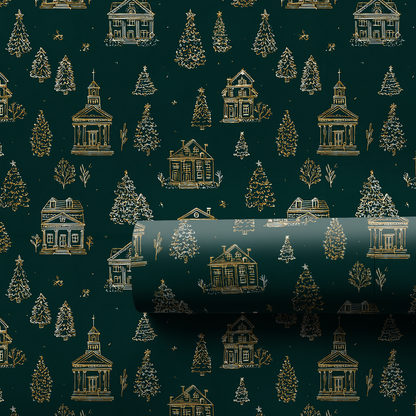 Frost Boulevard Wrapping Paper