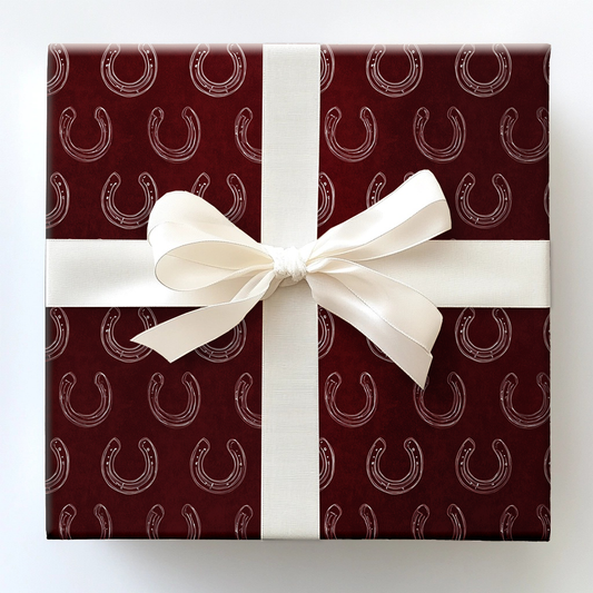 Horseshoe Cherry Wrapping Paper