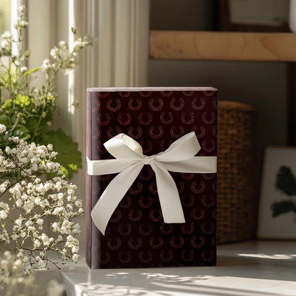Horseshoe Cherry Wrapping Paper
