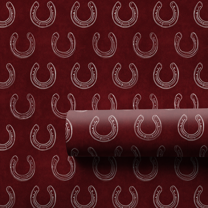 Horseshoe Cherry Wrapping Paper