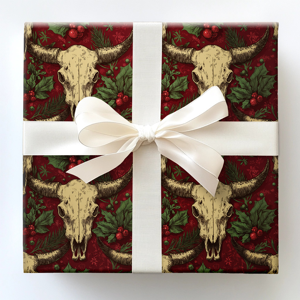 Holly Ranch Wrapping Paper