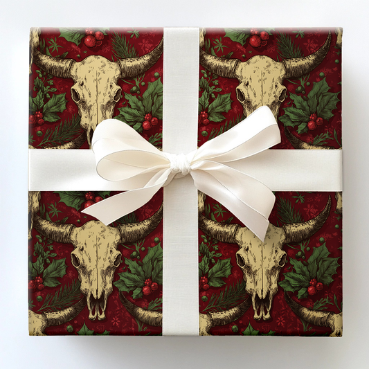Holly Ranch Wrapping Paper