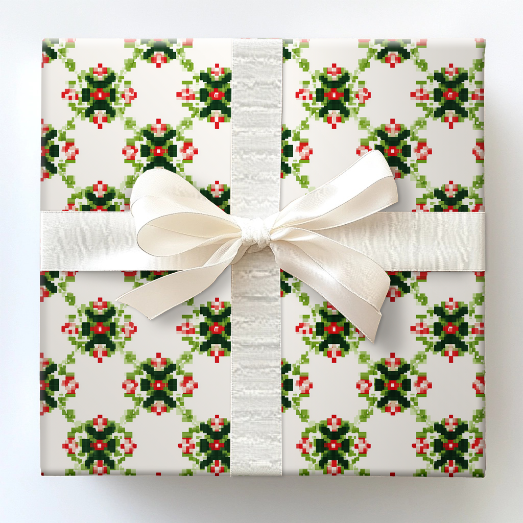 Holiday in Line Wapping Paper