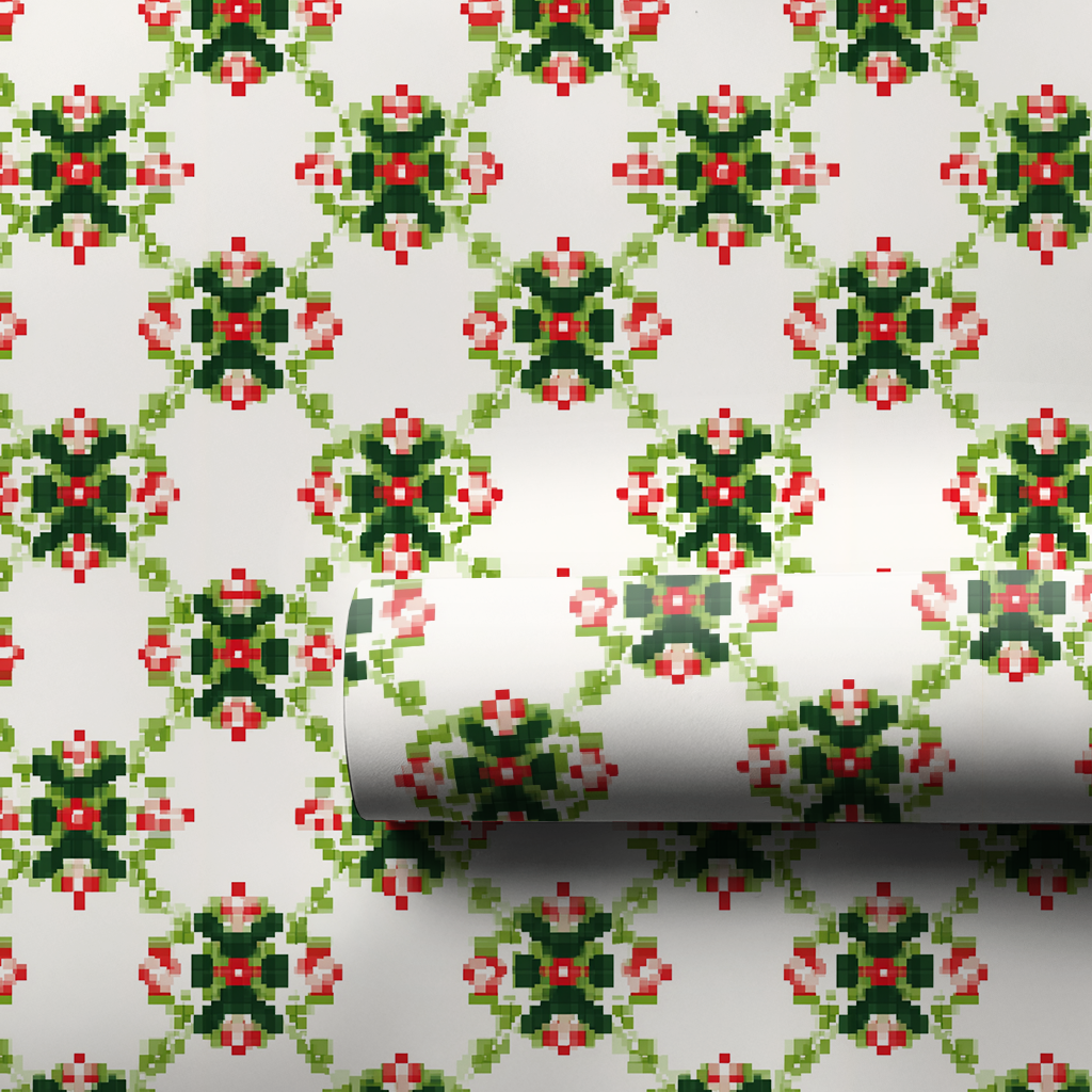 Holiday in Line Wapping Paper