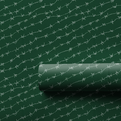 Wired Green Wrapping Paper