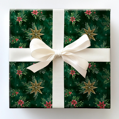 Hollyhocks Wrapping Paper